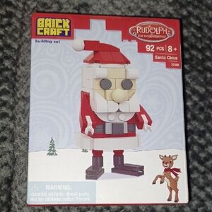 New Brick Craft Santa Claus Rudolph The Red Nosed Reindeer Building Set 72569